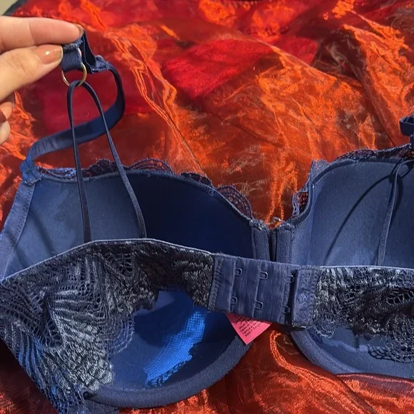 La SENZA Midnight Blue Lace full coverage Bra - Picture 4 of 7